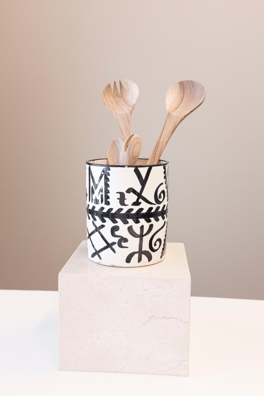 Ceramic - Vase - Illustrated