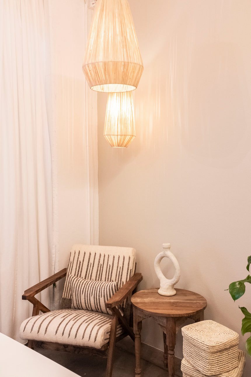 Raffia - Lamp - Diamond - Large