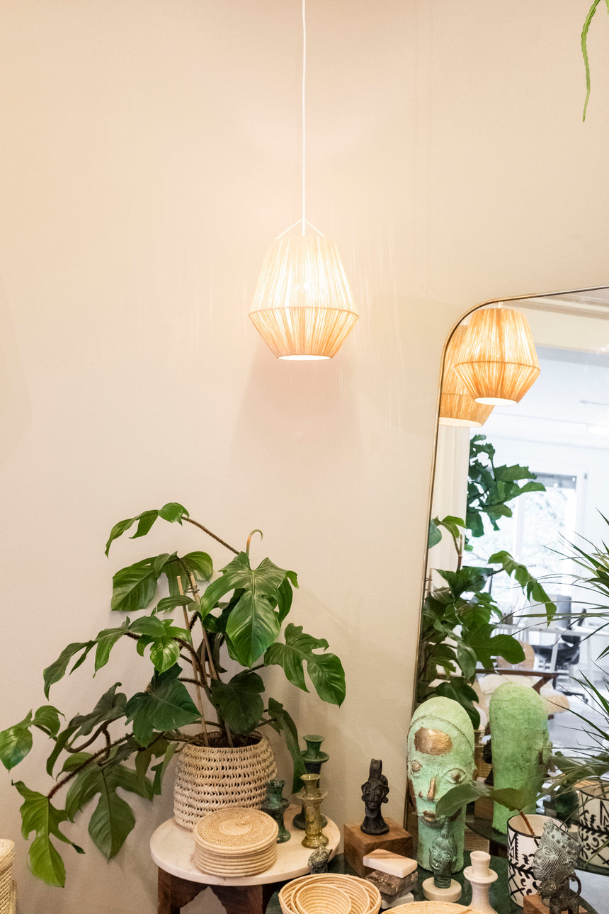 Raffia - Lamp - Diamond - Small