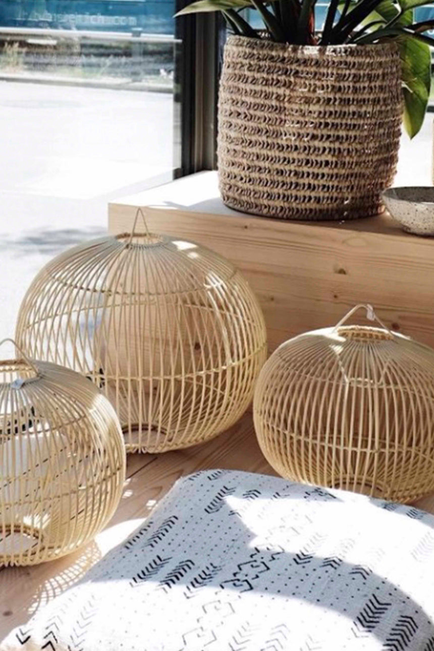 Wood - Lamp - Round