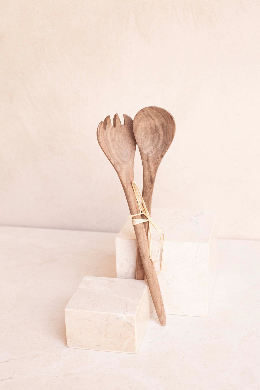 Wood - Salad Servers - Large