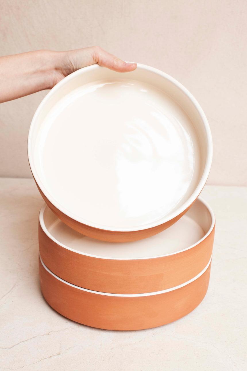 Ceramic - Salad Bowl - Terracotta